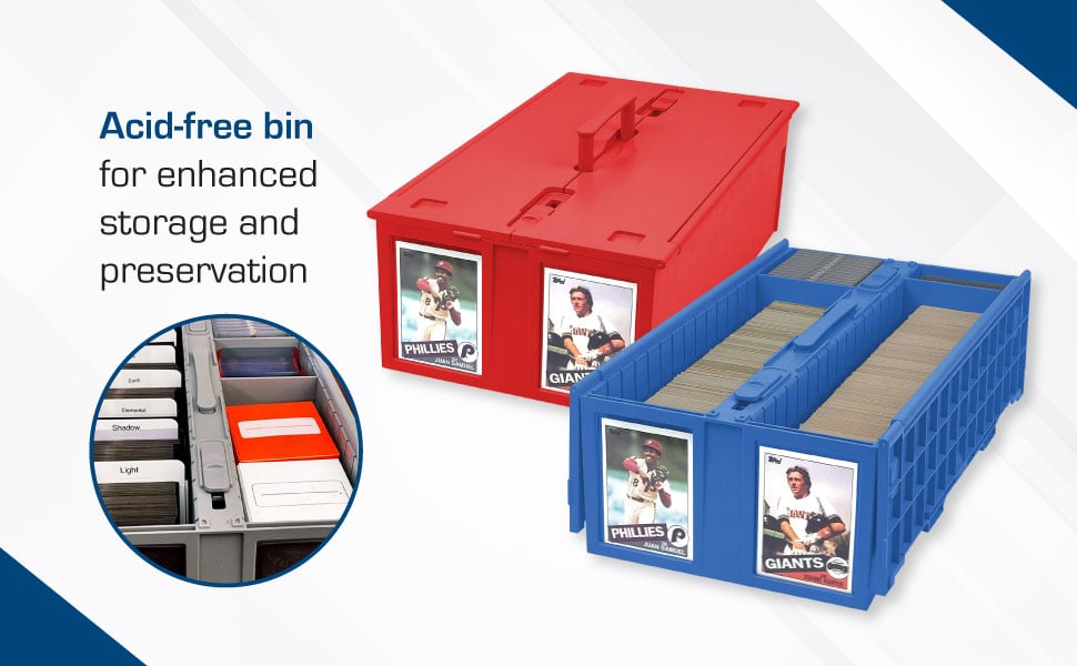 collectible card bin slide 2