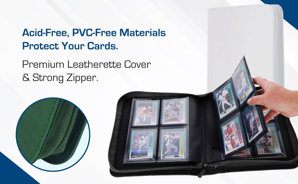 Z-Folio 4-Pocket LX Album - Toploaders - Red
