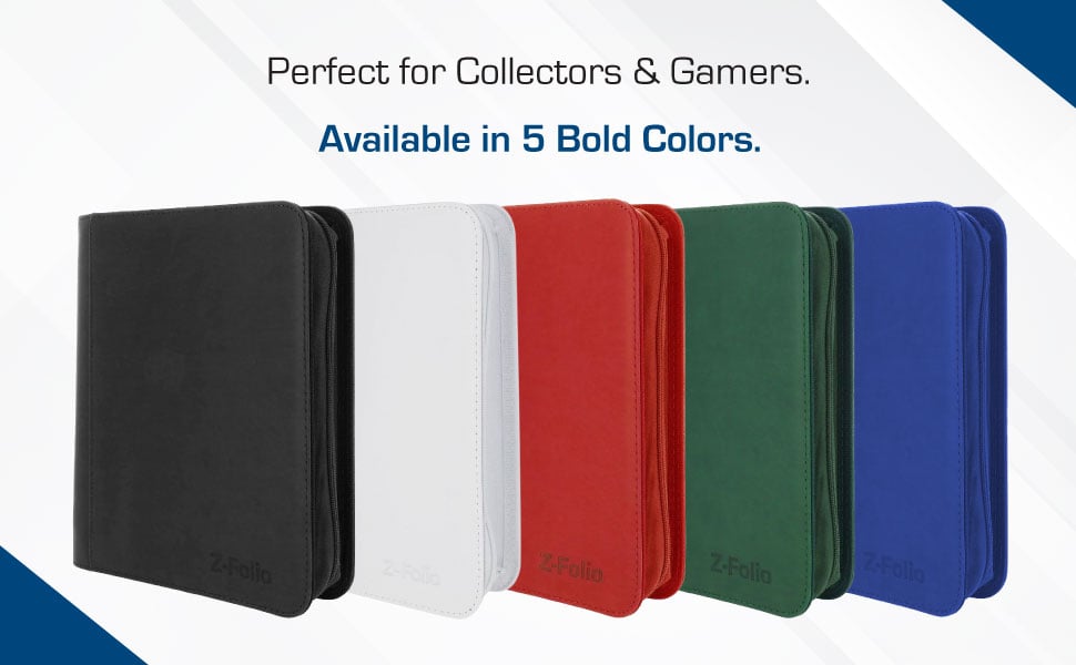 Z-Folio 4-Pocket LX Album - Toploaders - Red